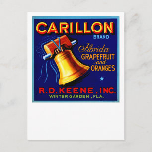 Carillon Florida Grapefruits Postcard