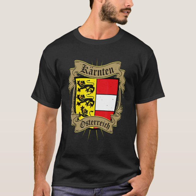 Carina Coat Of Arms Austria Karntner T-Shirt (Front)
