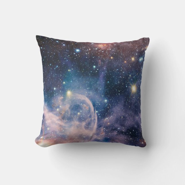 Carina Nebula Carl Sagan Quote Throw Pillow 2 of 2 (Front)