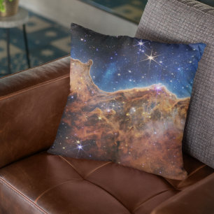 Carina Nebula Cosmic Cliffs James Webb Hi-Res Cushion