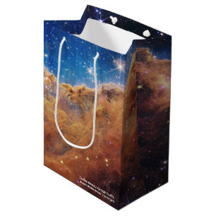 Carina Nebula Cosmic Cliffs James Webb Hi-Res Medium Gift Bag