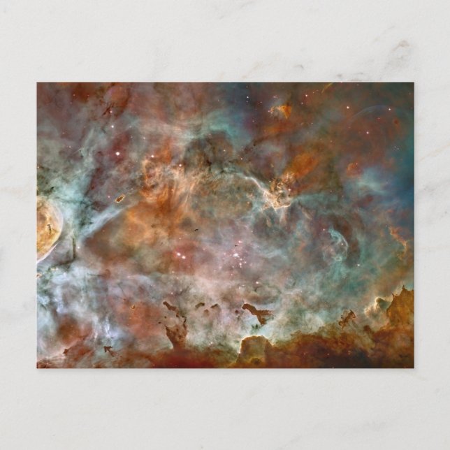 Carina Nebula Dark Clouds Postcard (Front)