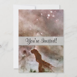 Carina Nebula Dust Pillar Invitation