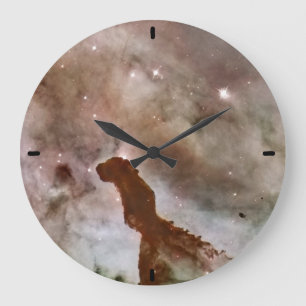 Carina Nebula Dust Pillar Large Clock