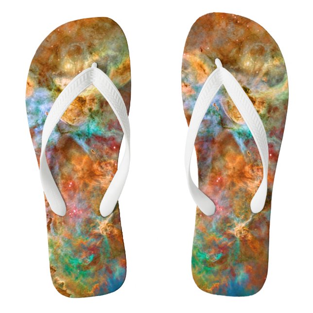 Carina Nebula, Hubble outer space picture Thongs (Footbed)