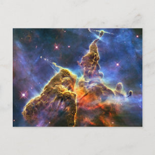 Carina Nebula Hubble Space Postcard
