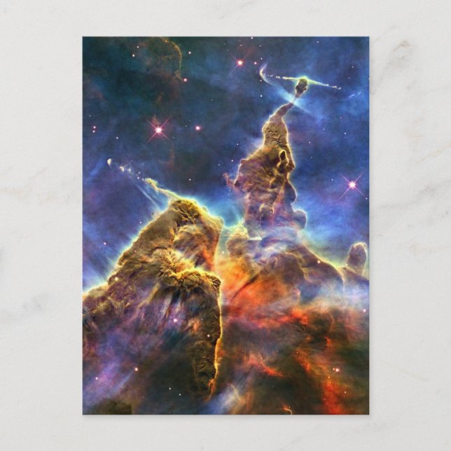 Carina Nebula (Hubble Telescope) Postcard (Front)