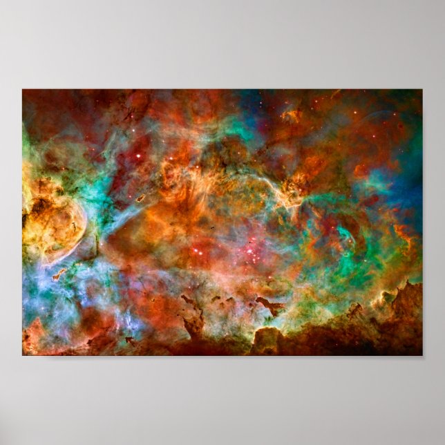 Carina Nebula in Argo Navis beauty in space Poster (Front)