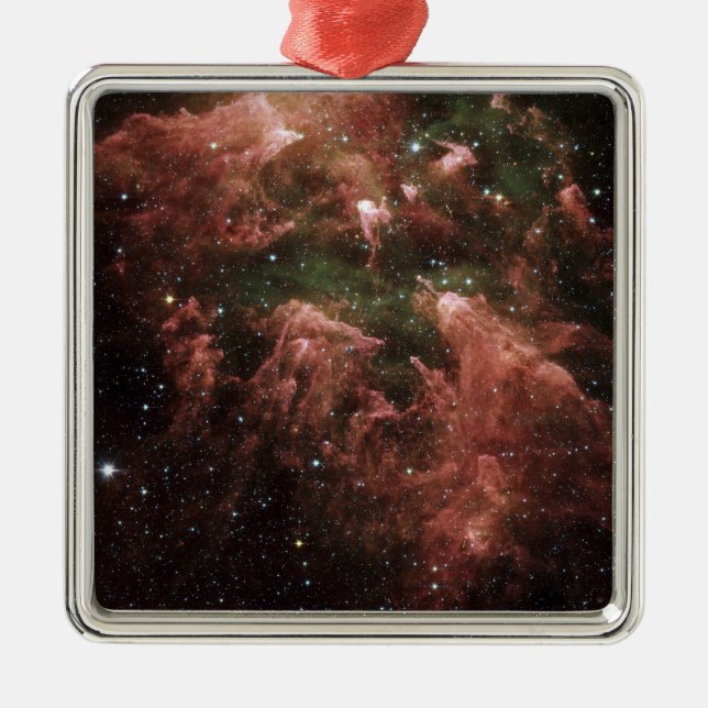 Carina Nebula Metal Tree Decoration (Front)