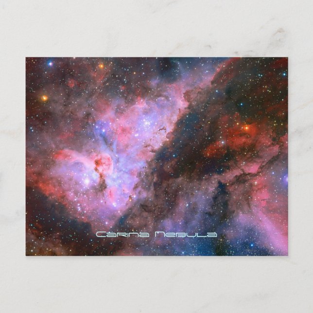 Carina Nebula - Our Breathtaking Universe Postcard (Front)