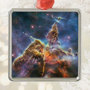 Carina Nebula Print Metal Ornament