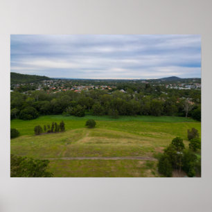 Carindale Recreation Reserve Aerial Landscape Poster