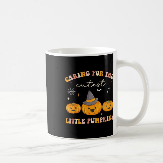 Caring For Cutest Little Pumpkins Paediatrics Nurs Coffee Mug (Right)