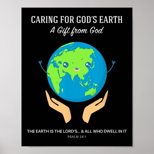 Caring For God's Earth - Christian Creation Care S Poster (Front)