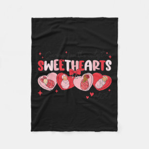 Caring For Sweethearts Nicu Nurse Valentine Swaddl Fleece Blanket
