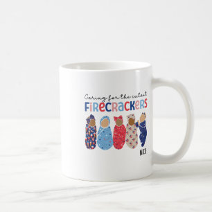 Caring For The Cutest Firecrackers 4th Of July Nic Coffee Mug