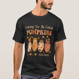 Caring For The Cutest Pumkin Halloween Nurse Women T-Shirt