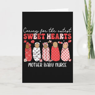 Caring For The Cutest Sweetheart Mother Ba Card