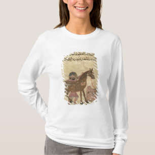 Caring for the horse, illustration T-Shirt
