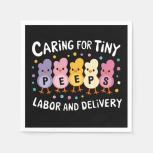 Caring For Tiny Labour And Delivery L&D Nurse Napkin