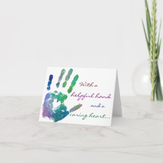Caring Heart notecard