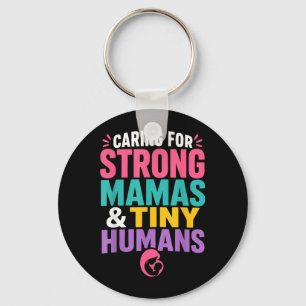 Caring Midwife Labour Delivery Birth Doula Key Ring