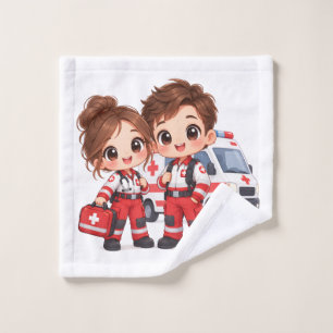 Caring Paramedic Duo Bath Towel Set
