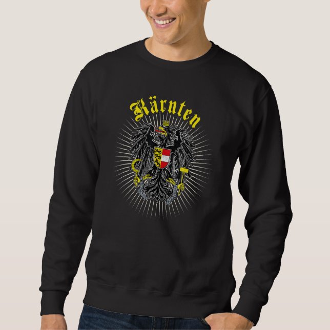 Carinthia Austria Klagenfurt hiking traditional co Sweatshirt (Front)