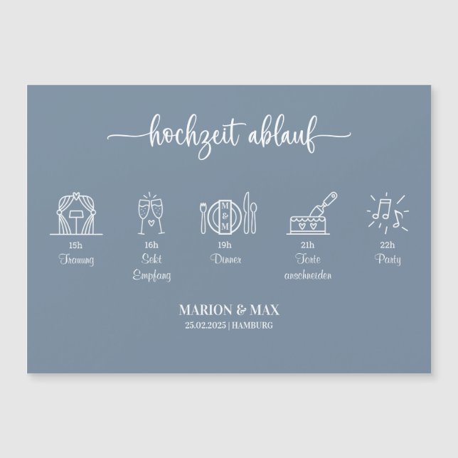 Carinthian expiration wedding Dusty Blue 01 (Front)