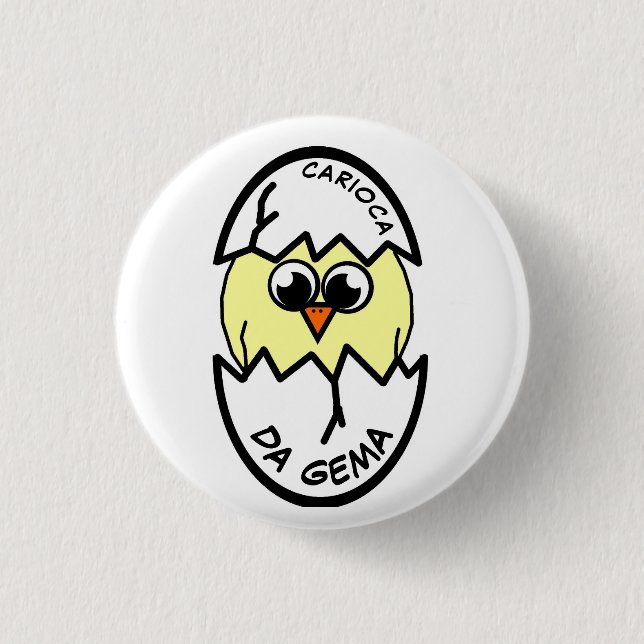Carioca da Gema 3 Cm Round Badge (Front)