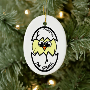 Carioca da Gema Ceramic Ornament