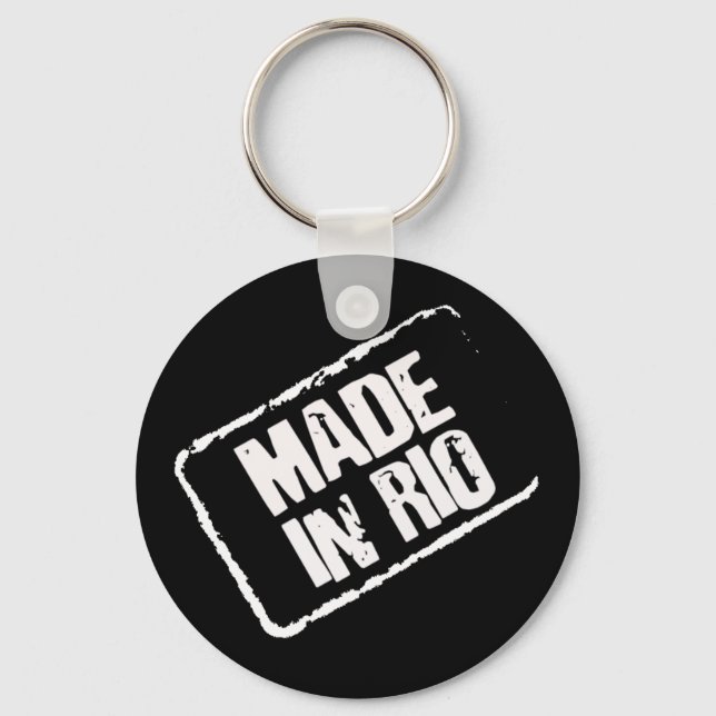 CARIOCA MADE IN RIO STAMP KEY RING (Front)