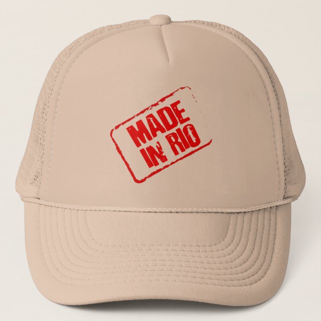 CARIOCA MADE IN RIO STAMP TRUCKER HAT (Front)