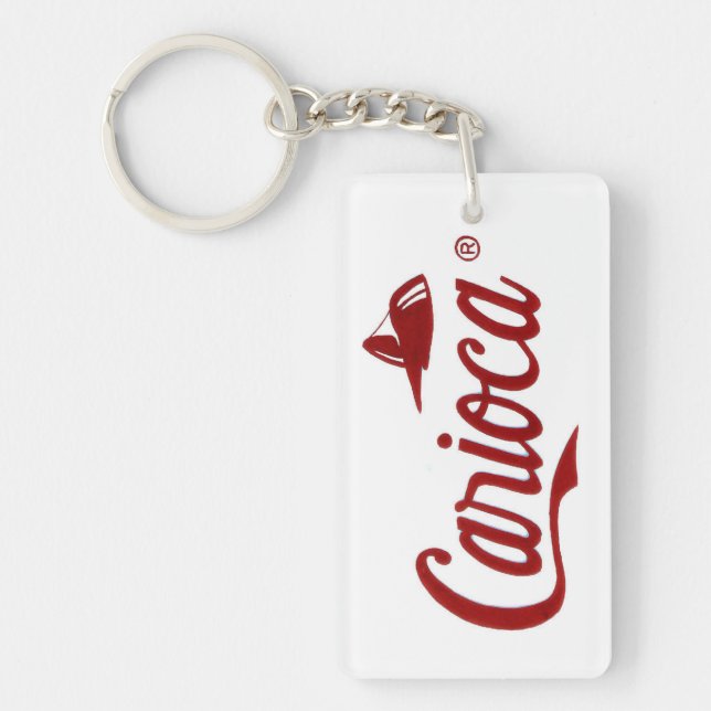 Carioca r.j. Brasil born Key Ring (Front)