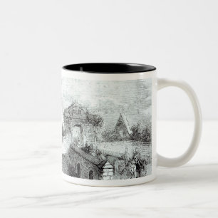 Carisbrook Castle, Isle of Wight Two-Tone Coffee Mug