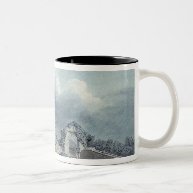 Carisbrooke Castle Two-Tone Coffee Mug (Right)