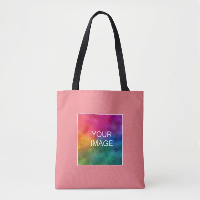 Carissma Colour Add Your Image Text Here Elegant Tote Bag (Front)