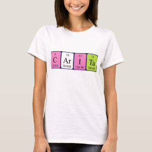 Carita periodic table name shirt