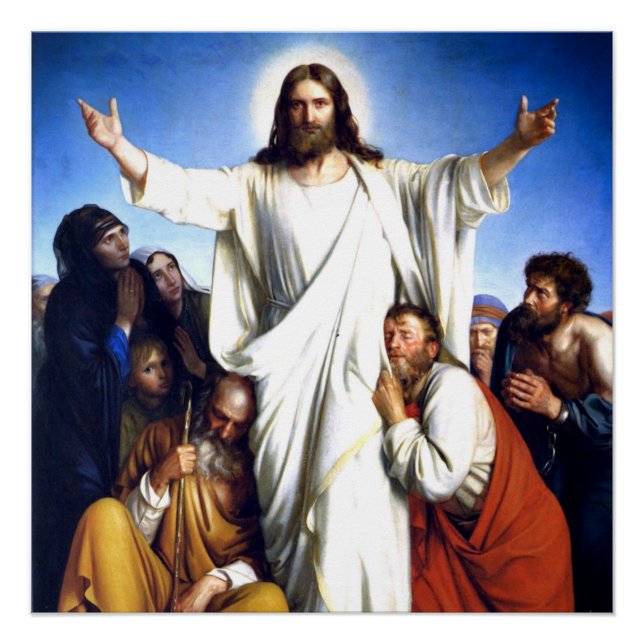 Carl Bloch artwork, Christus Consolator Poster (Front)