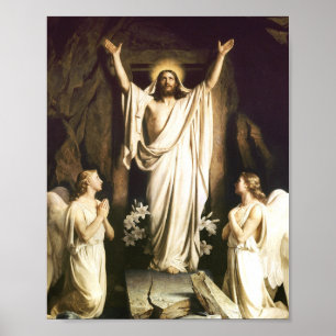 Carl Bloch - Resurrection Of Christ Poster