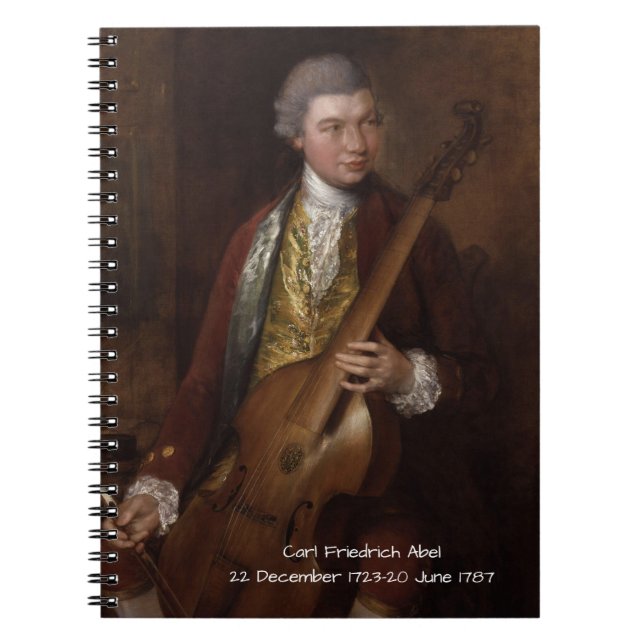 Carl Friedrich Abel Notebook (Front)