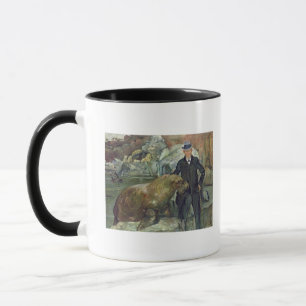 Carl Hagenbeck in His Zoo, 1911 Mug