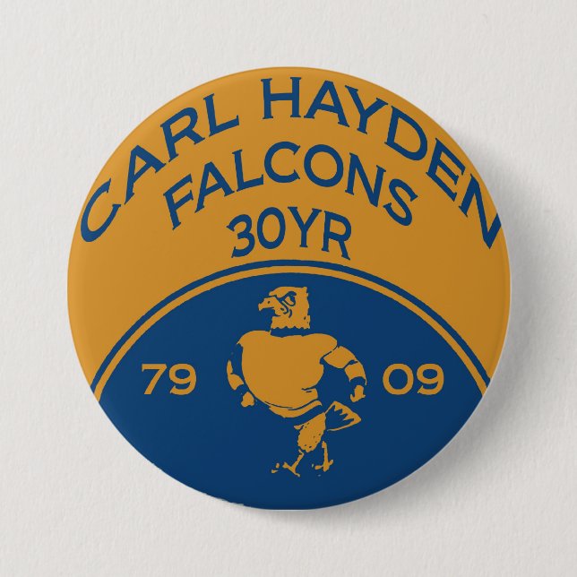 Carl Hayden 1 Button (Front)