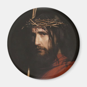 Carl Heinrich Bloch - Christ (Detail) Magnet