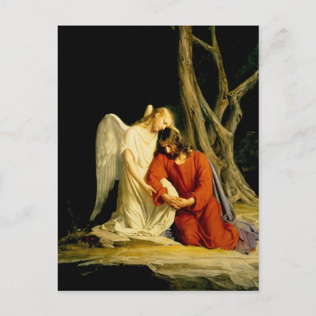 Carl Heinrich Bloch - Gethsemane Postcard (Front)