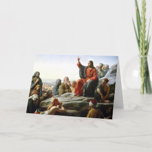 Carl Heinrich Bloch - Sermon on the Mount Card