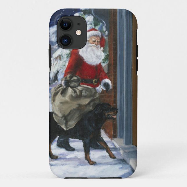 Carl Helping Santa Claus from <Carl's Christmas> b Case-Mate iPhone Case (Back)