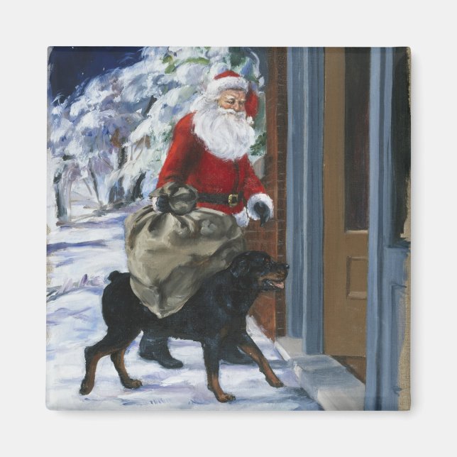 Carl Helping Santa Claus from <Carl's Christmas> b Magnet (Front)