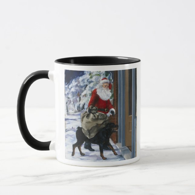 Carl Helping Santa Claus from <Carl's Christmas> b Mug (Left)