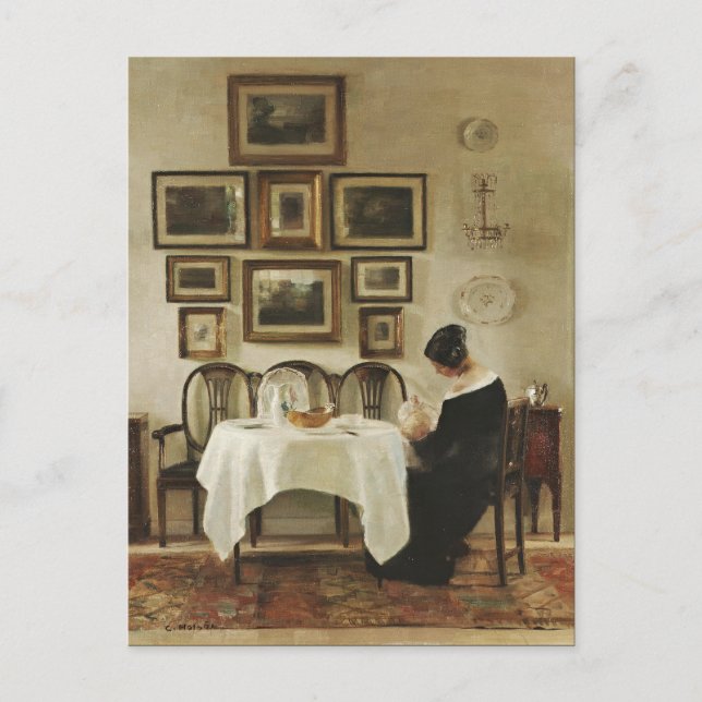 Carl Holsøe Mother and child CC0570 Postcard (Front)